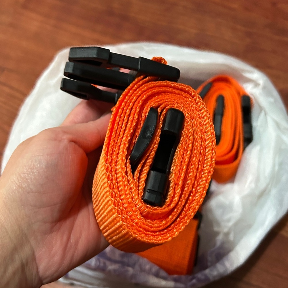 Luggage Straps Bundle of 6pcs Orange - Picture 2 of 8